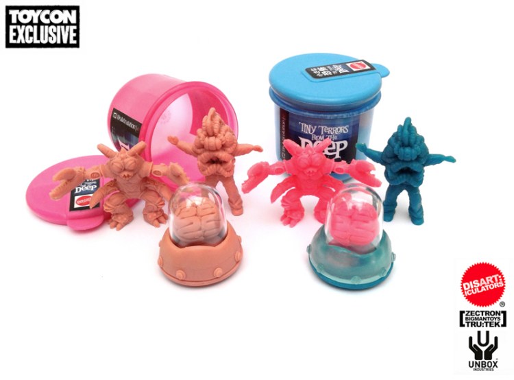 tiny terrors from the deep with logos