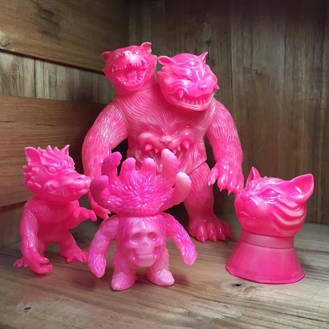 Nekomata Shirahama x Toy Set DX Gargamel NIB Pink MVH Vinyl Sofubi