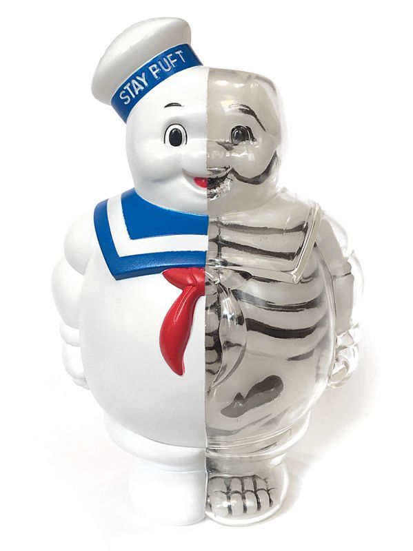 Secret Base's “Full Color Blue GID” X-Ray Marshmallow Man…